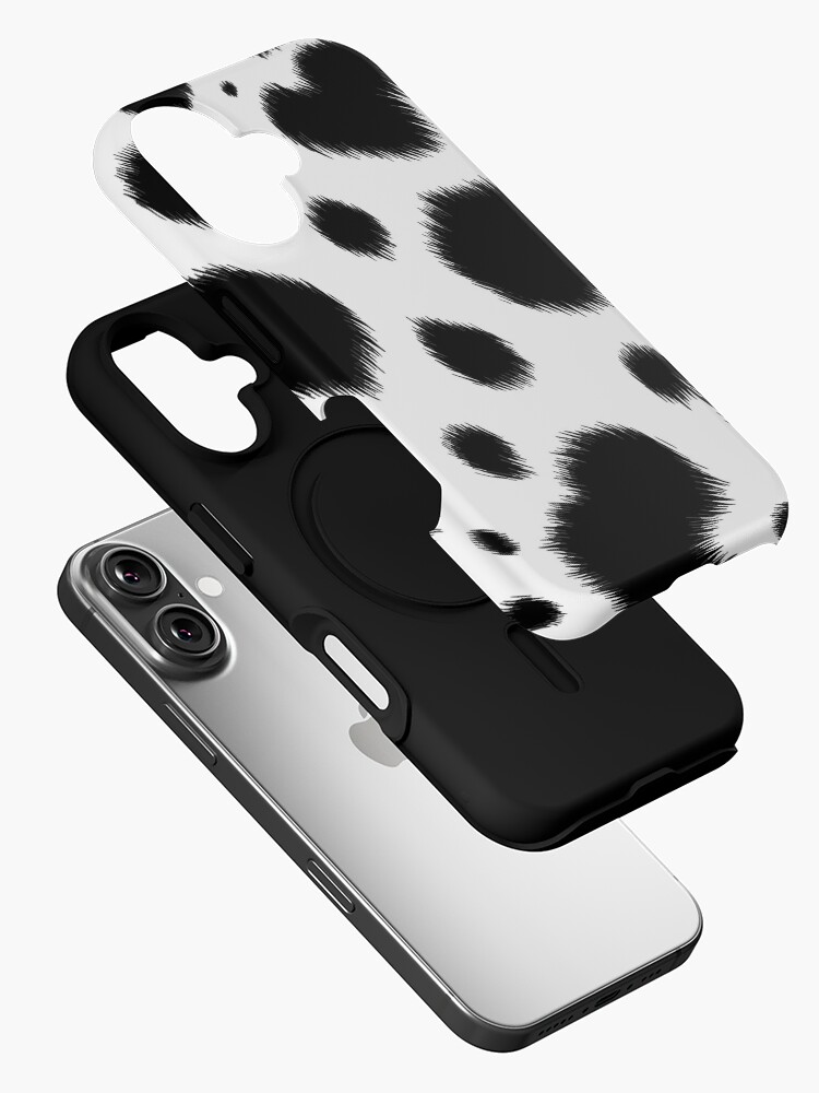 Thumbnail 2 of 4, iPhone Case, Dalmatian Spots | Black And White Aesthetic designed and sold by K9ish.