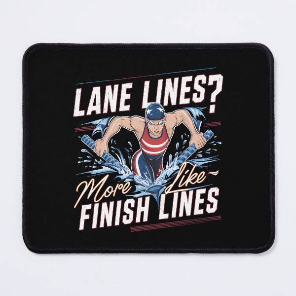 Item preview, Lane Lines? More Like Finish Lines designed and sold by decorwonders.
