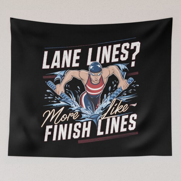 Item preview, Lane Lines? More Like Finish Lines designed and sold by decorwonders.