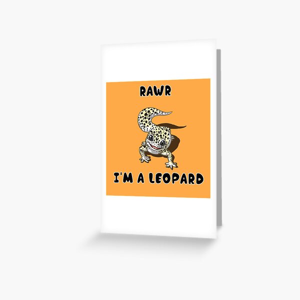 Leopard Gecko Greeting Card