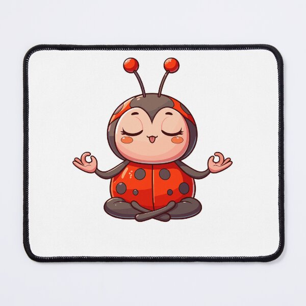 Item preview, Meditation Ladybug Yoga Pose Relaxing Animal designed and sold by Artistoos.