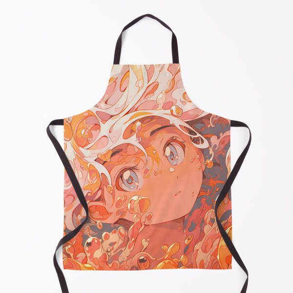 Item preview, Vibrant Orange Slime Fantasy Anime Girl designed and sold by bubblegoth.