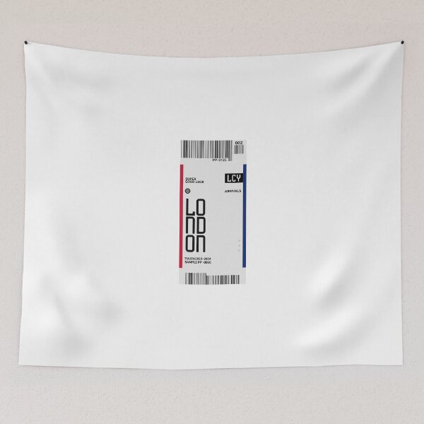Item preview, London Boarding Pass UK Travel  designed and sold by TulipaGraphics.