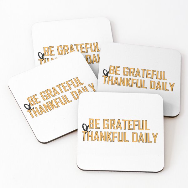 Item preview, be grateful & thankful daily designed and sold by Positive Mindzet!.