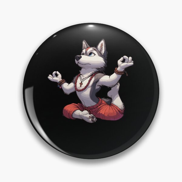 Item preview, Meditation Huskey Yoga Pose Relaxing Animal designed and sold by Artistoos.