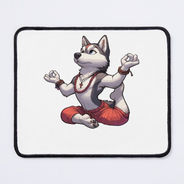 Item preview, Meditation Huskey Yoga Pose Relaxing Animal designed and sold by Artistoos.