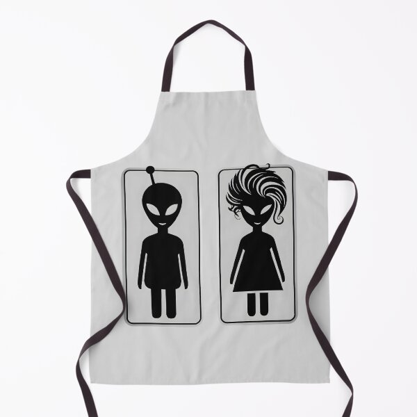 Item preview, Original Alien Bathroom Door Signs Funny Restroom Sign Men Women Set designed and sold by Nabucodonoshop.