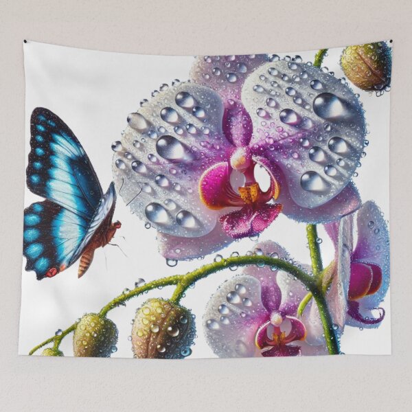 Item preview, a Phalaenopsis flower with butterfly designed and sold by Dragon-Kingdom.