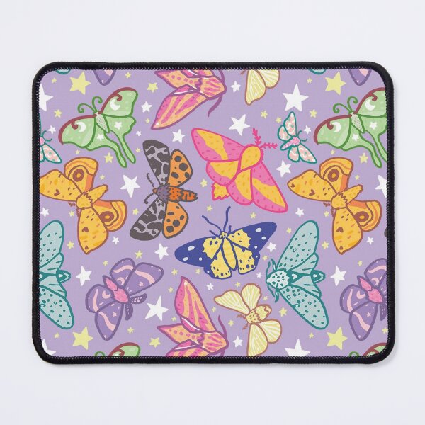 Item preview, Purple rainbow lunar moth pattern designed and sold by Madison Creates.
