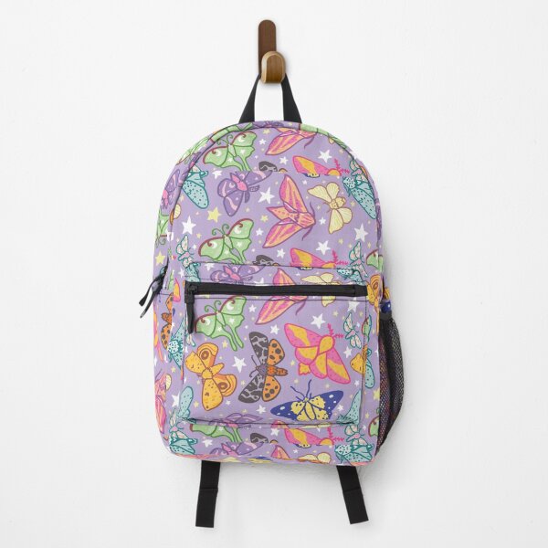 Item preview, Purple rainbow lunar moth pattern designed and sold by Madison Creates.