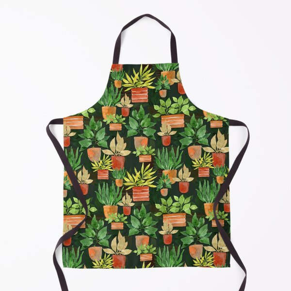 Item preview, Watercolor Potted Plants Pattern designed and sold by andrebalest.art.