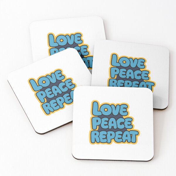 Item preview, Love, Peace, Repeat No.4 designed and sold by Gentle40Winks.