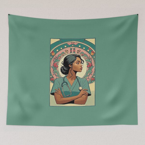 Item preview, Woman Nurse - Art Nouveau designed and sold by deusrex007.