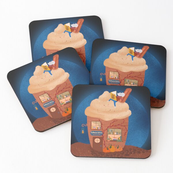 Item preview, Coffee and book lover, pumpkin spice book cafe designed and sold by BosskaDesign.