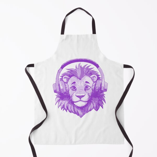 Item preview, Lion Big Cat in Headphones Listening to Music designed and sold by kinpirks.