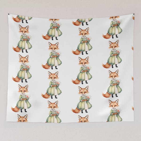Item preview,   Watercolor Fox Adventure designed and sold by Victoria Riabov.