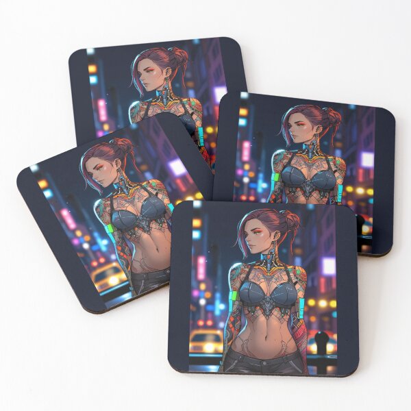 Aperçu de l'œuvre Cyborg Girl créée et vendue par ArtCraftLab.