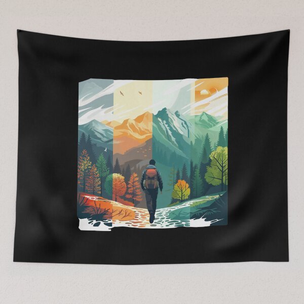 Item preview, Nature walk mountains designed and sold by Heneket.