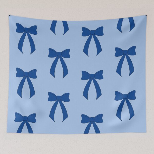 Item preview, blue bow designed and sold by Spiraltv.