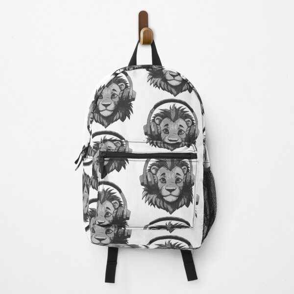 Item preview, Lion Big Cat in Headphones Listening to Music designed and sold by kinpirks.