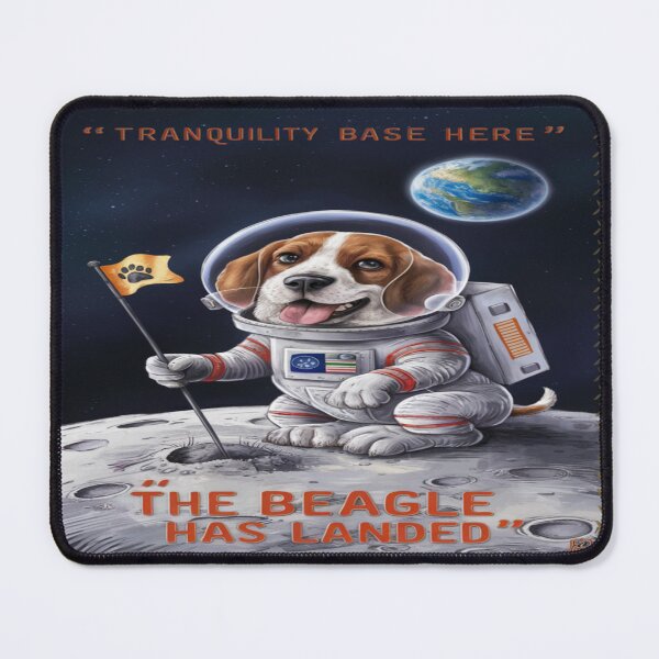 Item preview, Tranquility Base Here The Beagle Has Landed designed and sold by FanaticB.