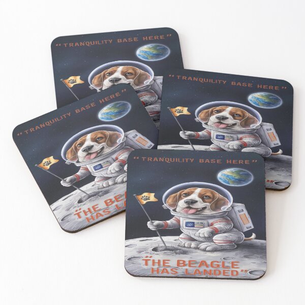 Item preview, Tranquility Base Here The Beagle Has Landed  designed and sold by FanaticB.