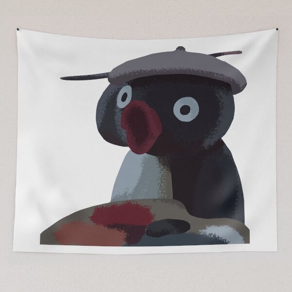 Item preview, Pingu the Painter designed and sold by AnastasiaWsk.