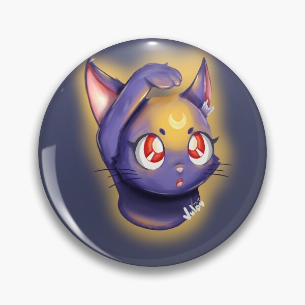 Item preview, Lindo gato con luna designed and sold by VulpyArt.