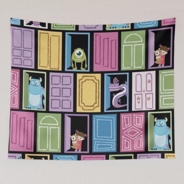 Item preview, Monsters door pattern designed and sold by Madison Creates.