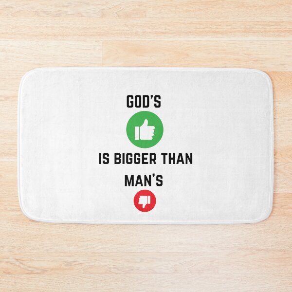Item preview, GOD's Yes is bigger than Man's No! designed and sold by BlackRockAL001.