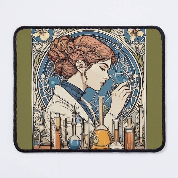 Item preview, Woman Scientist - Art Nouveau designed and sold by deusrex007.