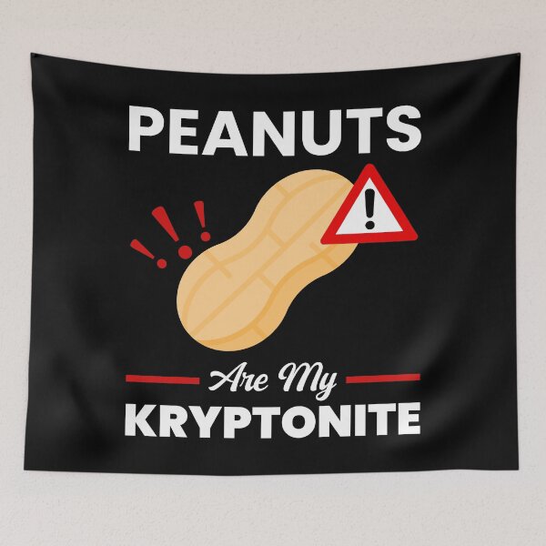 Item preview, Peanuts are my kryptonite designed and sold by T&C Finesse.