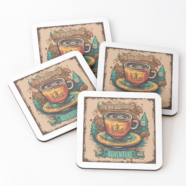 Item preview, Coffee Adventure - old school, new school designed and sold by BeeG2024.