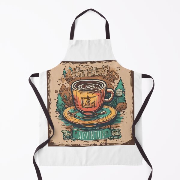 Item preview, Coffee Adventure - old school, new school designed and sold by BeeG2024.