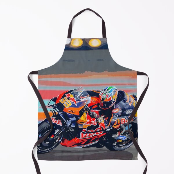 Artikelvorschau, Brad Binder hängt an seinem 2024er MotoGP-Motorrad durch die Kurven Aquarell entworfen und verkauft von Rodissimus1984.