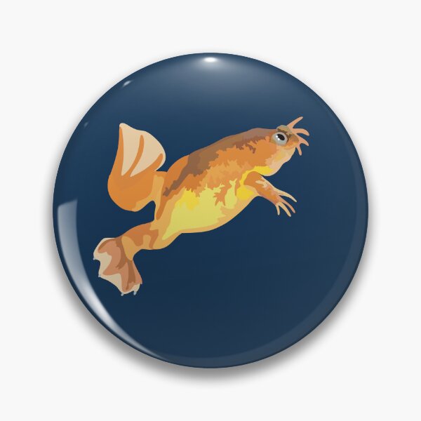 Item preview, L is for Lake Oku Clawed Frog,Lake Oku Clawed Frog – Rare African Aquatic Amphibian Illustration designed and sold by PrettylittlepastelUk.