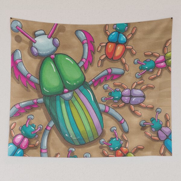 Item preview, Beetle Fam designed and sold by Erin Desjardine.