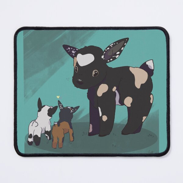 Item preview, Stevia and her Kids: Marshmallow and S'more designed and sold by Glorious-goats.