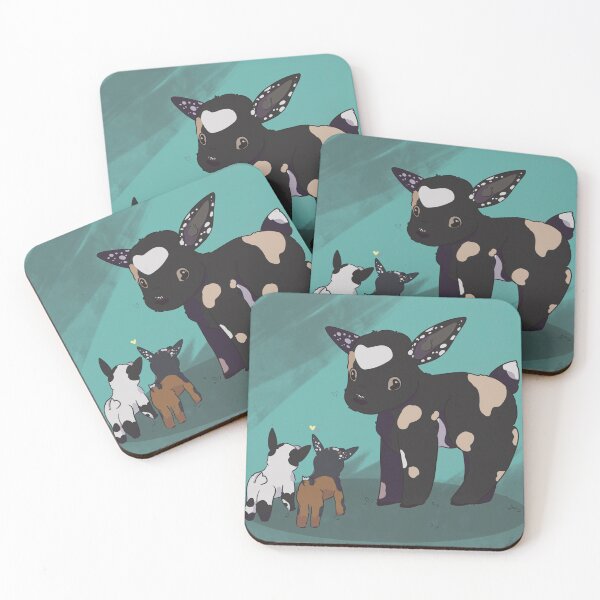 Item preview, Stevia and her Kids: Marshmallow and S'more  designed and sold by Glorious-goats.