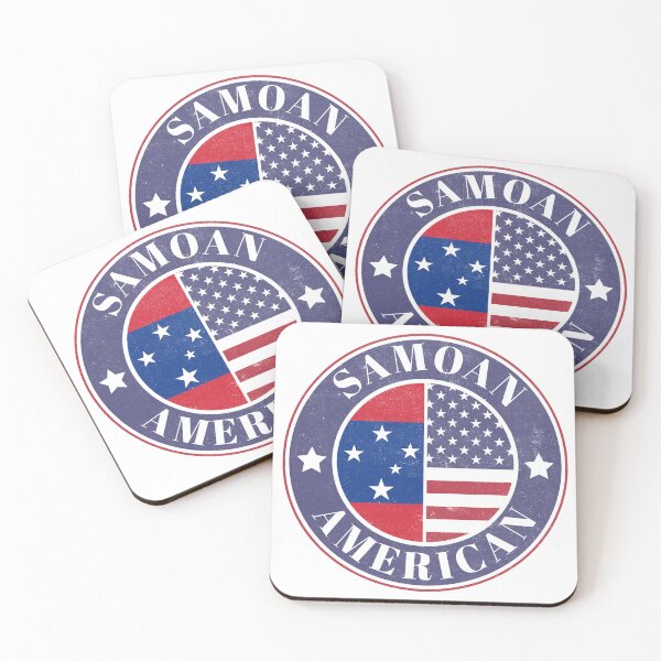 Item preview, Proud Samoan-American Badge - Samoa Flag designed and sold by chrisrivait.