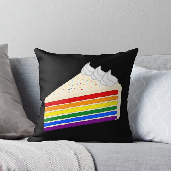 Item preview, Delicious Slice of LGBTQIA+ Cake designed and sold by AroAxel.