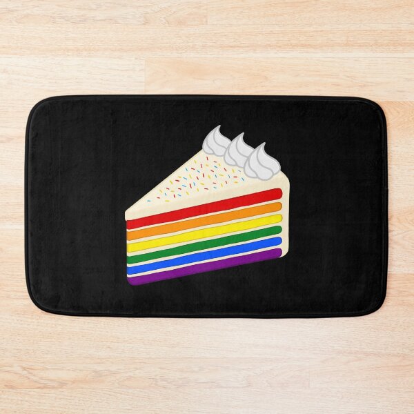 Item preview, Delicious Slice of LGBTQIA+ Cake designed and sold by AroAxel.