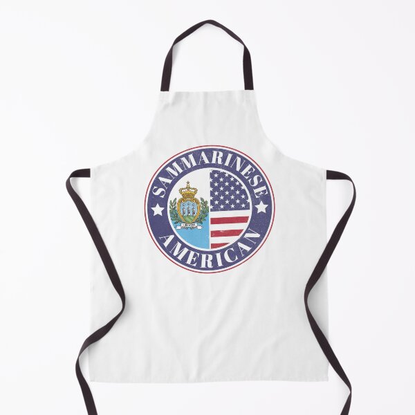 Item preview, Proud Sammarinese-American Badge - San Marino Flag designed and sold by chrisrivait.