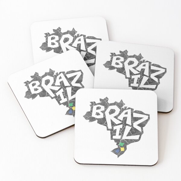 Item preview, Brazil Map designed and sold by designkitsch.