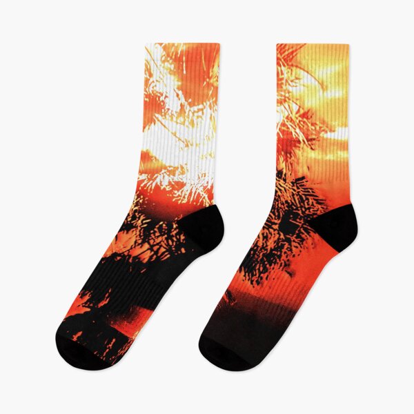 Item preview, Radiant Palm Sunrise - Orange designed and sold by Exodoi.