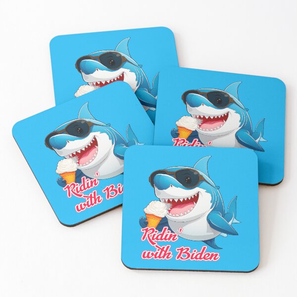 Item preview, Dark Brandon Shark (eating ice cream) - Ridin with Biden designed and sold by Thelittlelord.