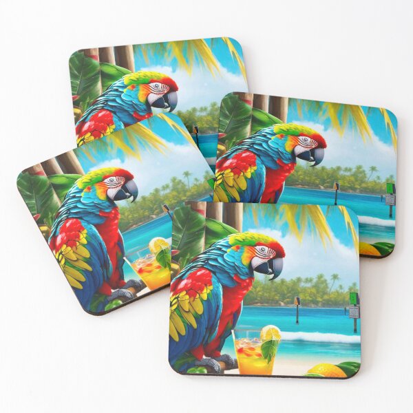 Item preview, Tiki Parrot designed and sold by MatrixTattoo.