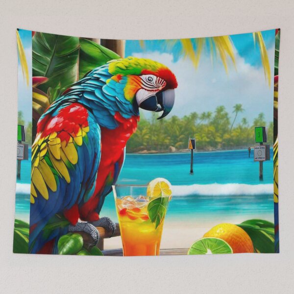 Item preview, Tiki Parrot designed and sold by MatrixTattoo.