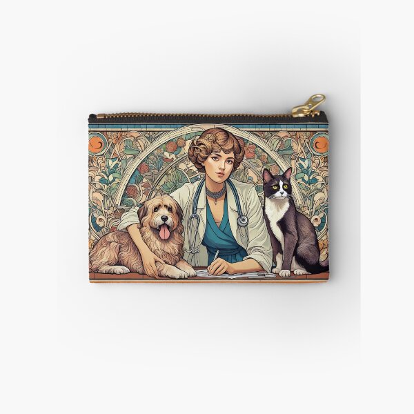 Item preview, Woman Veterinarian - Art Nouveau designed and sold by deusrex007.