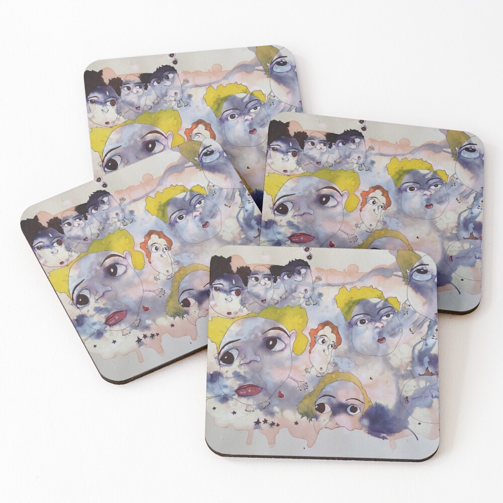 Item preview, Coasters (Set of 4) designed and sold by Rorschach68.